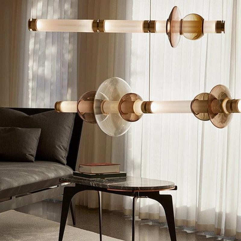 Suspension Luminaire Tube - Design/Vintage - Petit