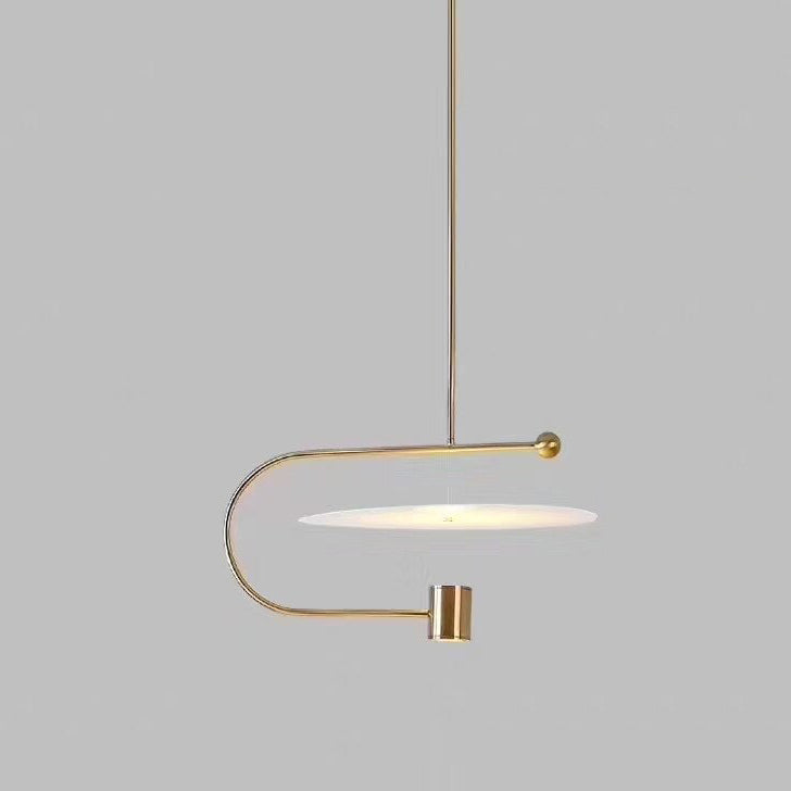 Suspension moderne en forme asymétrique métallique Naya