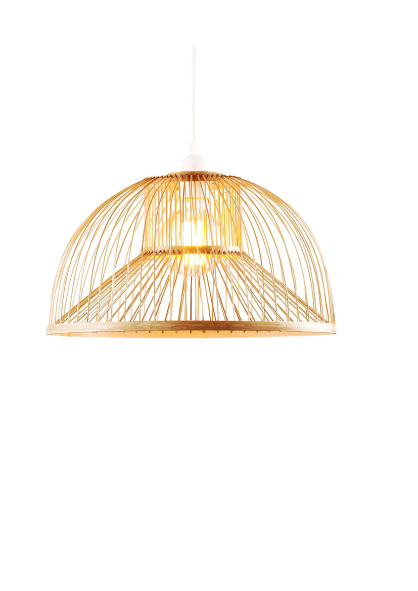 Suspension Rotin - Eclaireen - Suspension Luminaire