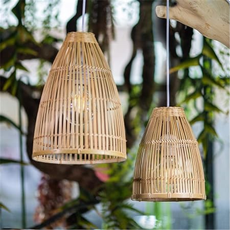 Suspension Rotin - GlowVista - Suspension Luminaire