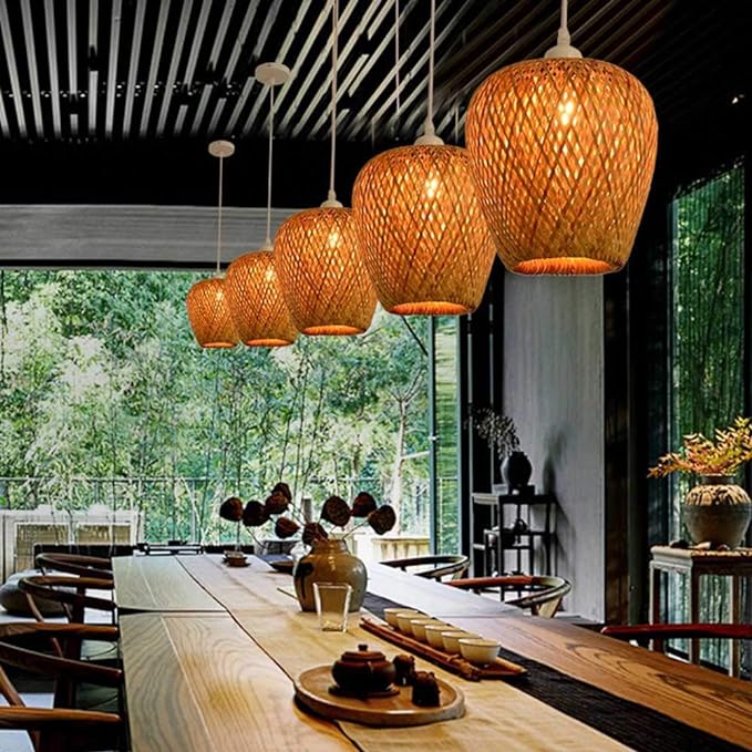 Suspension Rotin - Illuminique - Suspension Luminaire