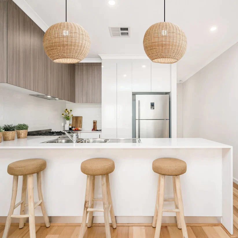 Suspension Rotin - Luminière - Suspension Luminaire