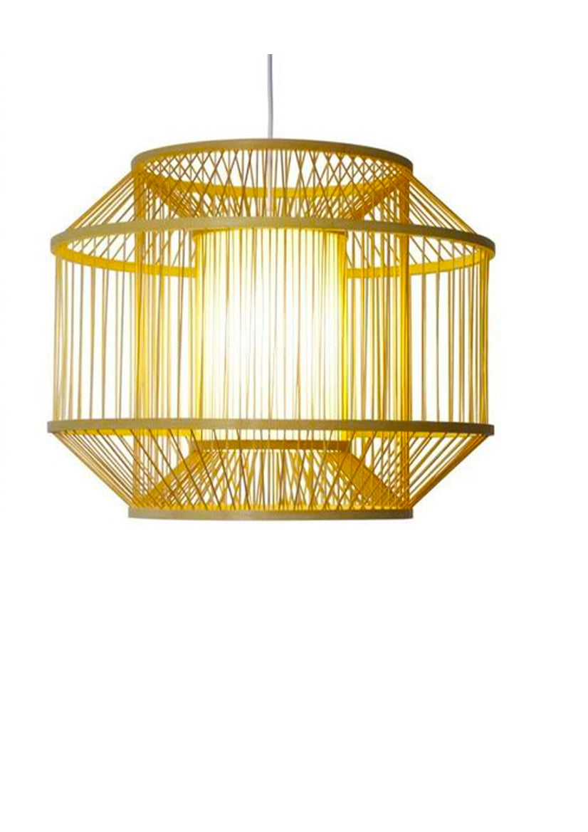 Suspension Rotin - Lustrance - Suspension Luminaire