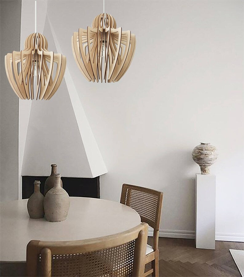 Suspension Rotin - Lustraya - Suspension Luminaire