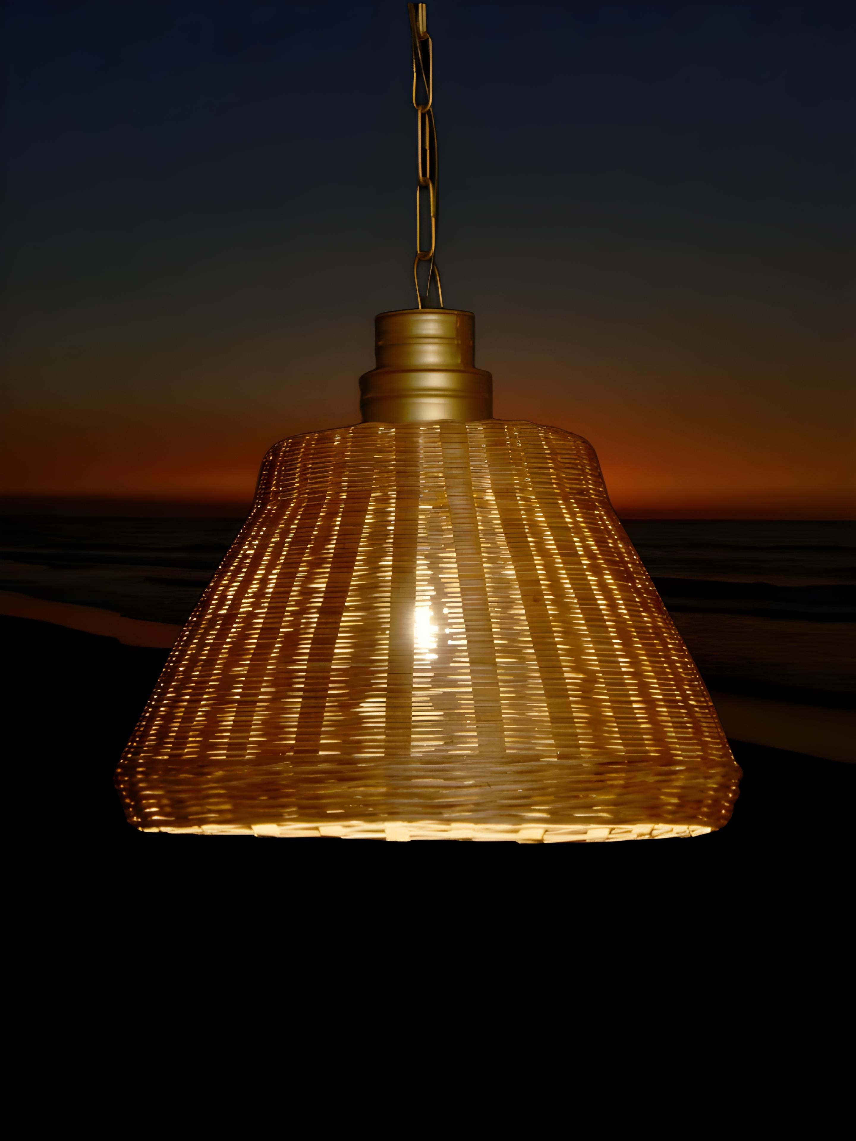 Suspension Rotin - Osier - Suspension Luminaire