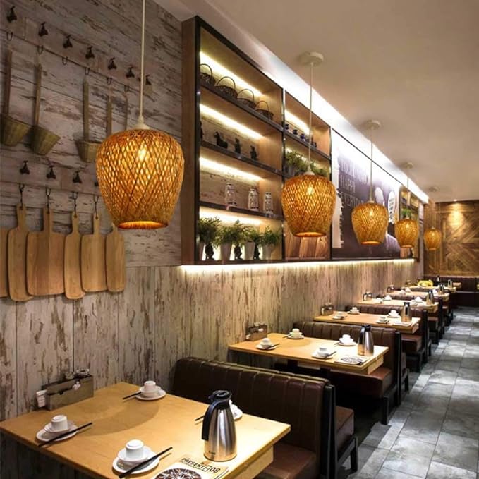 Suspension Rotin - Radianta - Suspension Luminaire