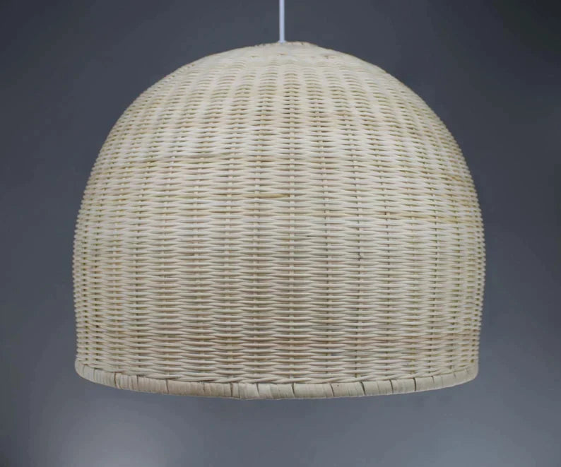 Suspension Rotin - Rotilux - Suspension Luminaire