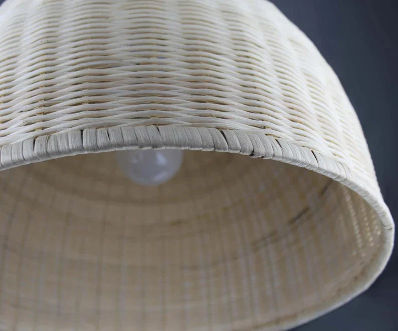 Suspension Rotin - Rotilux - Suspension Luminaire