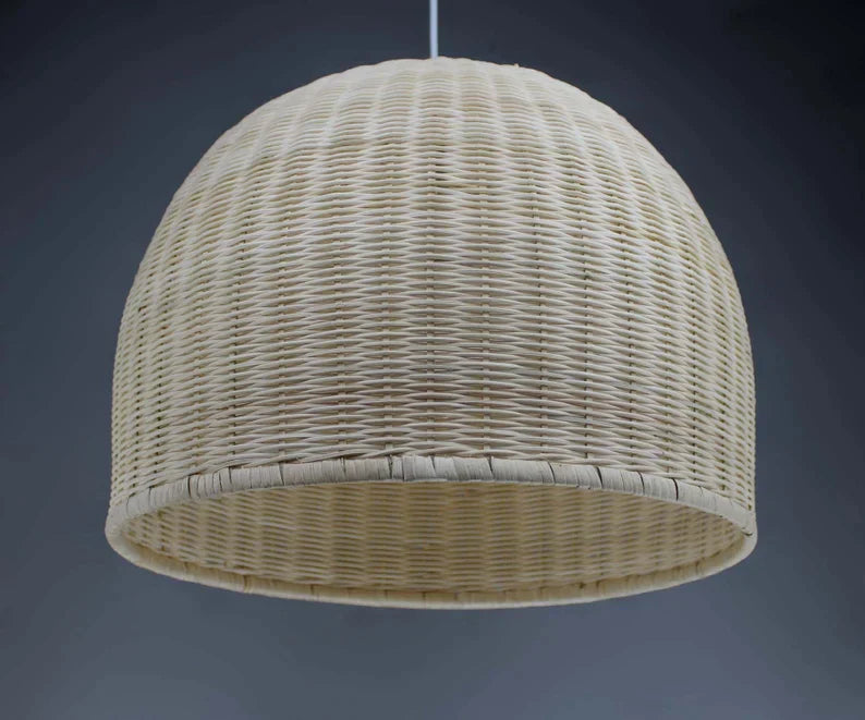 Suspension Rotin - Rotilux - Suspension Luminaire