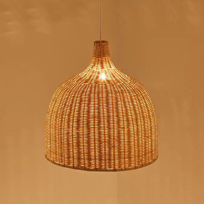 Suspension Rotin - Rotinoire - Suspension Luminaire