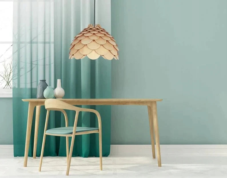 Suspension Rotin - RotinWave - Suspension Luminaire