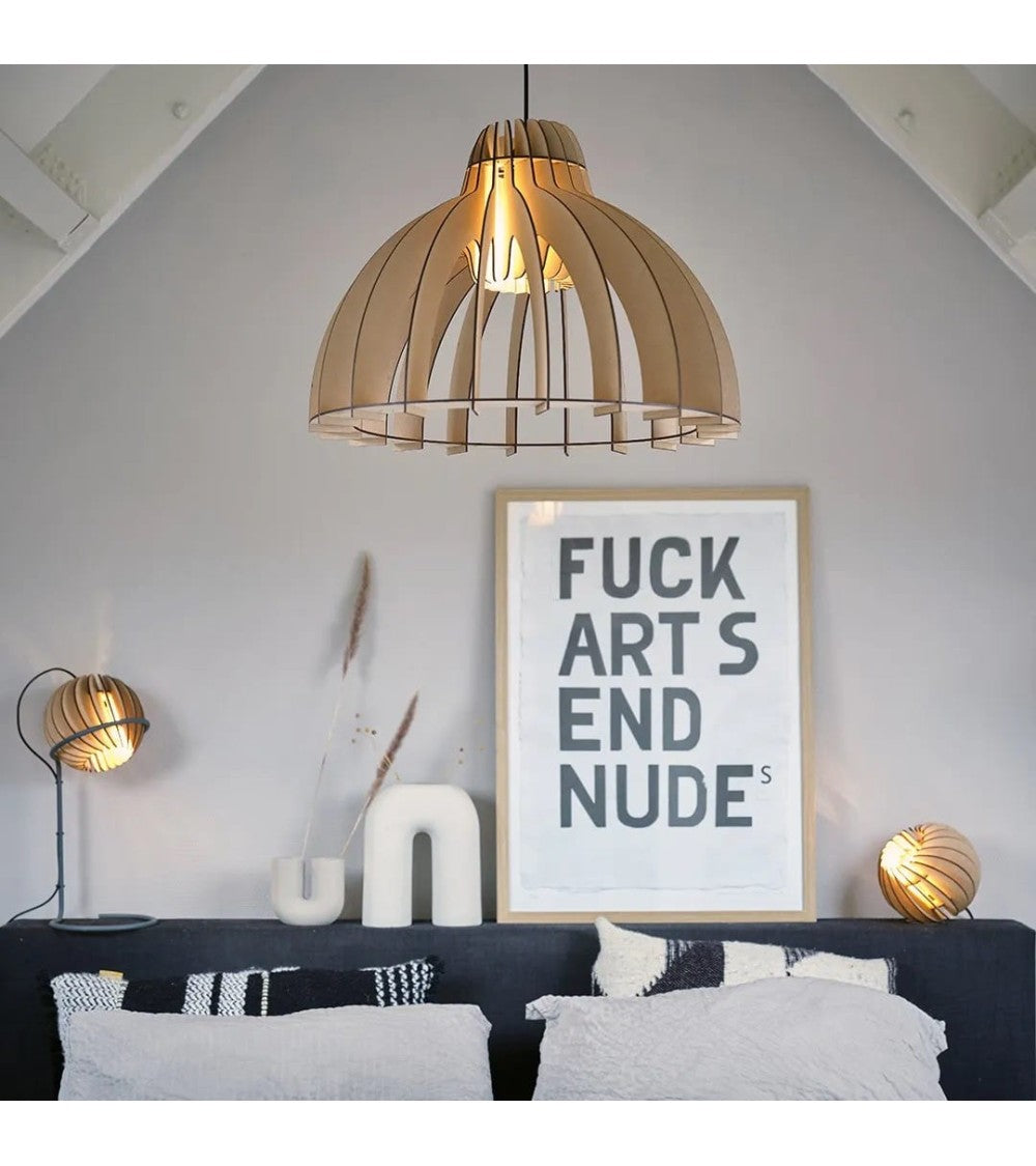 Suspension Rotin - TressWave - Suspension Luminaire