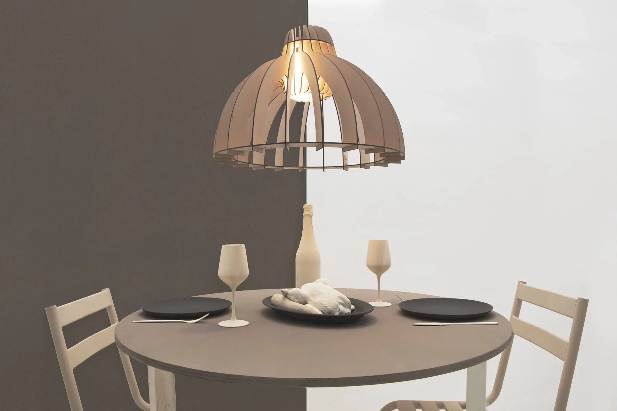 Suspension Rotin - TressWave - Suspension Luminaire