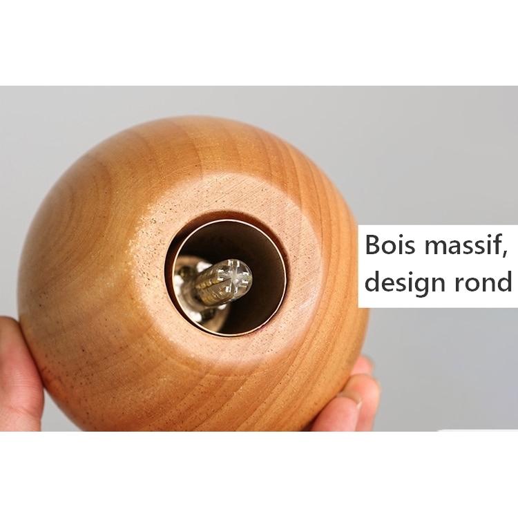 Suspension Nordique Ronde en Bois