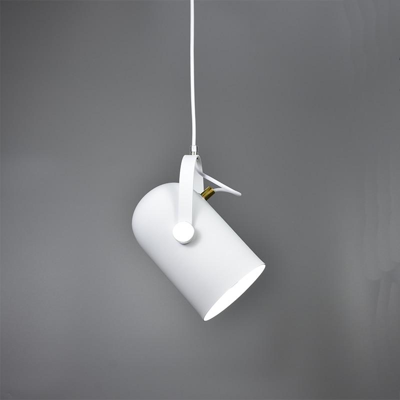 Suspension Scandinave en Métal Blanc